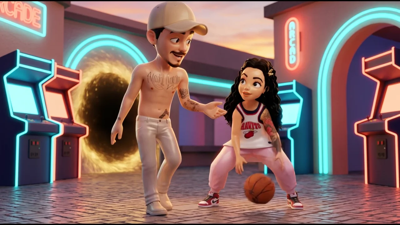 Lokisho y Chavito en la película de presentación de Chavito Games